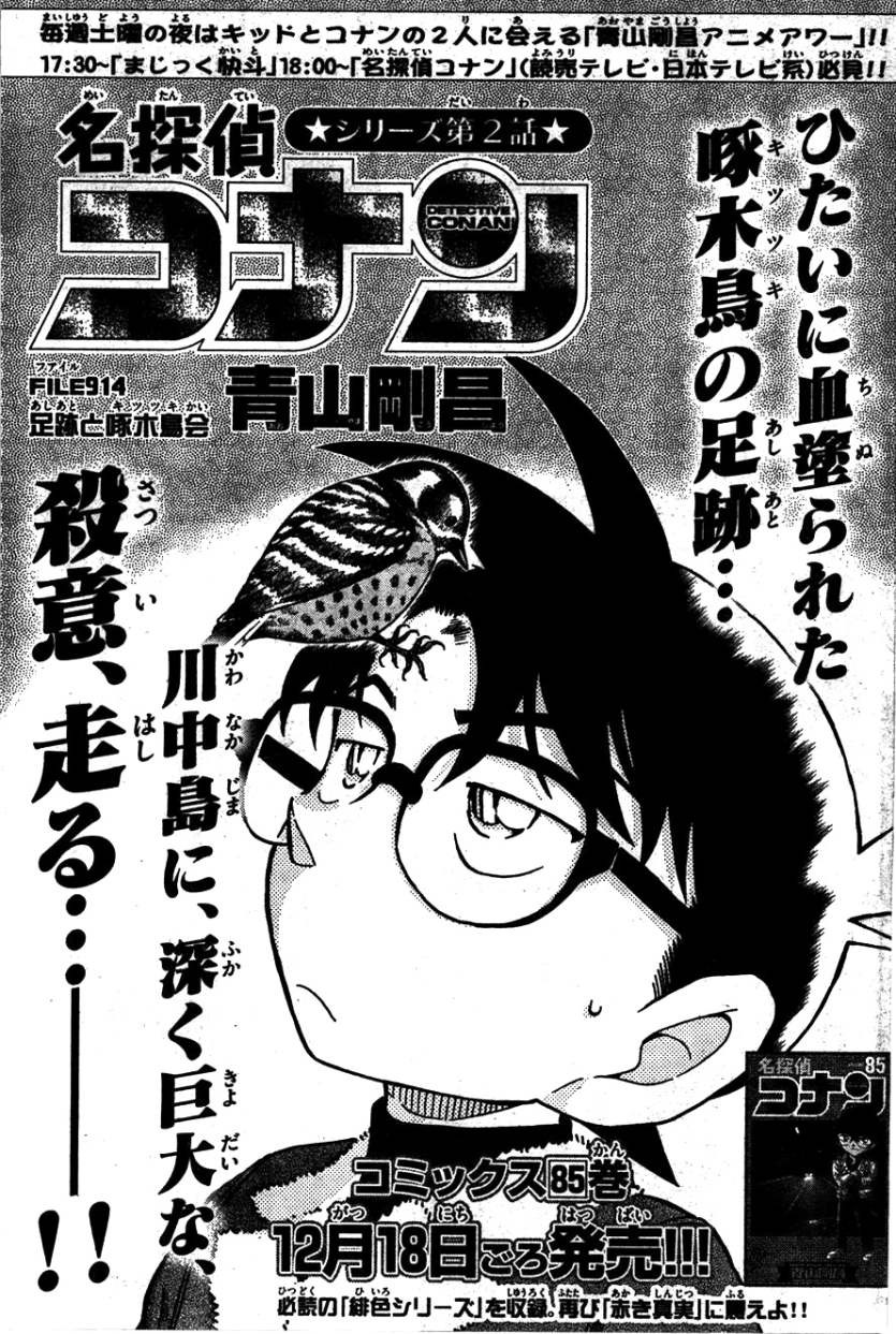 Detective Conan - Chapter 914 - Page 1